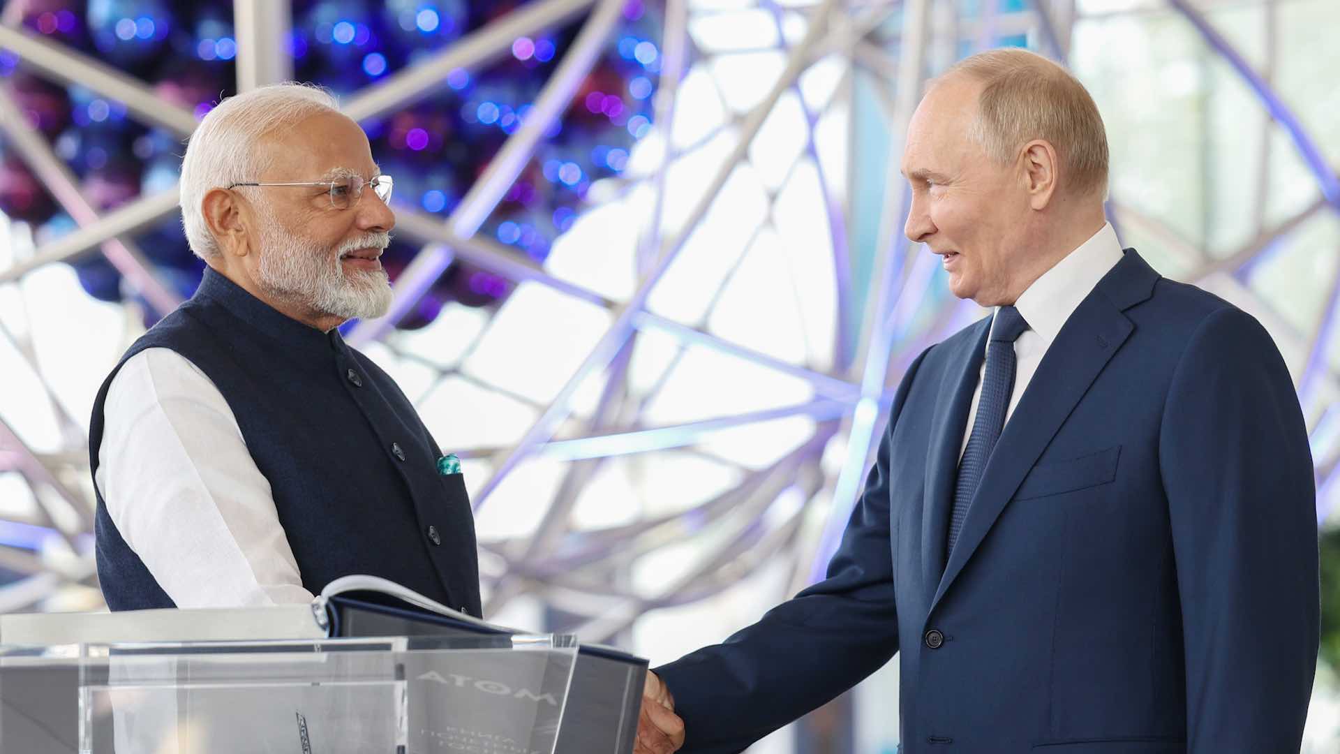 Modi awarded Russia's highest civilian honor in Moscow